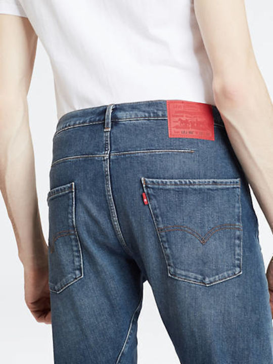 502 Men's Jeans Pants Elastic with Regular Tapered Fit Blue