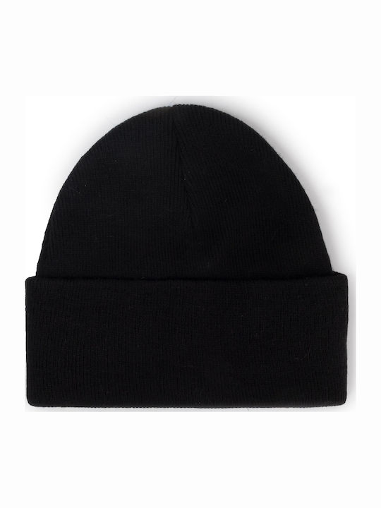 Elmer Beanie Ανδρικός Σκούφος Πλεκτός σε Μαύρο χρώμα