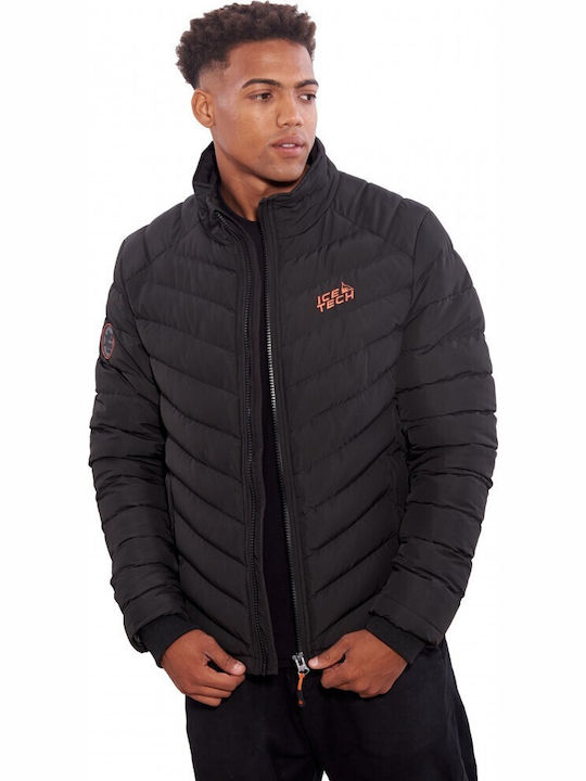 Geacă de iarnă Puffer Neagră