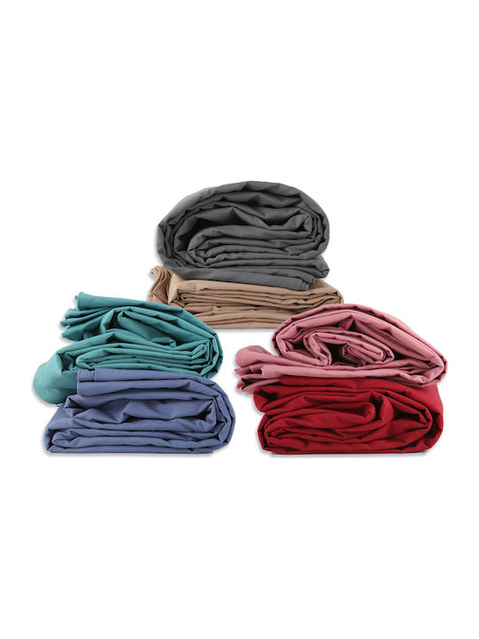 Nef-Nef Homeware Παπλωματοθήκη Βαμβακερή Υπέρδιπλη 230x240 Basic Apple