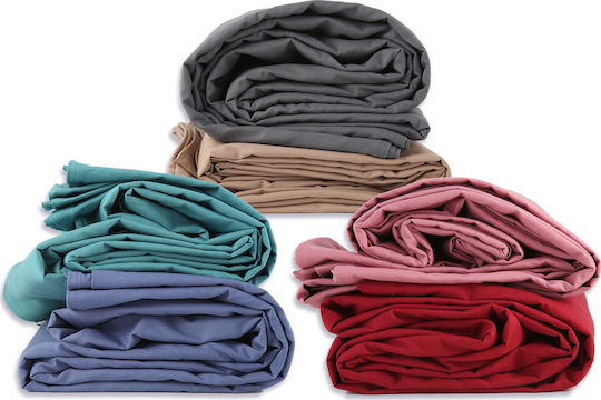 Nef-Nef Homeware Παπλωματοθήκη Βαμβακερή Υπέρδιπλη 230x240 Basic Apple