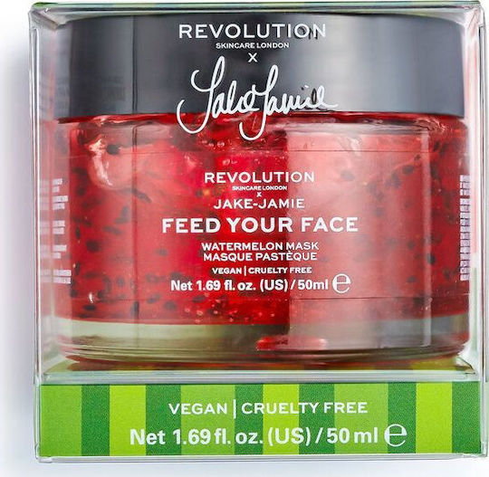 Revolution Beauty Jake - Jamie Feed Your Watermelon Face Moisturizing Mask 50ml