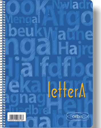 Globus Spiral School Notebook Ruled B5 3 Subjects Orbis LetterA