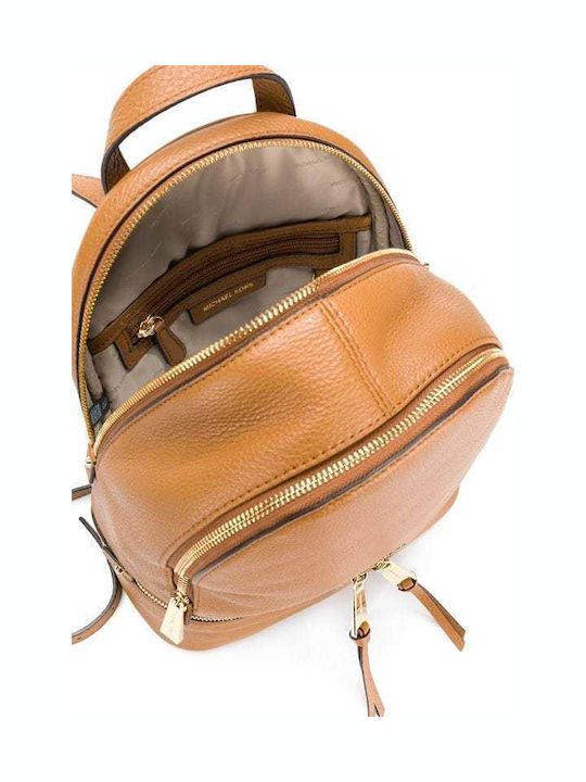 Rhea De piele Geantă de damă Rucsac Tabac maro