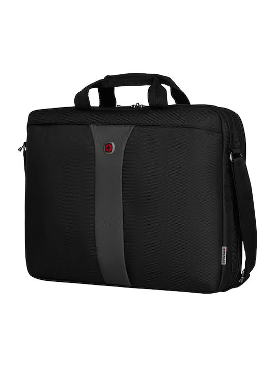 Wenger Legacy Slim Tasche Schulter / Handheld für Laptop 17" in Schwarz Farbe