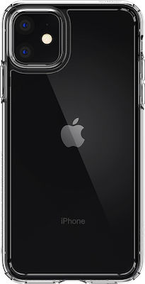 Spigen Crystal Hybrid Umschlag Rückseite Silikon Transparent (iPhone 11) 076CS27086
