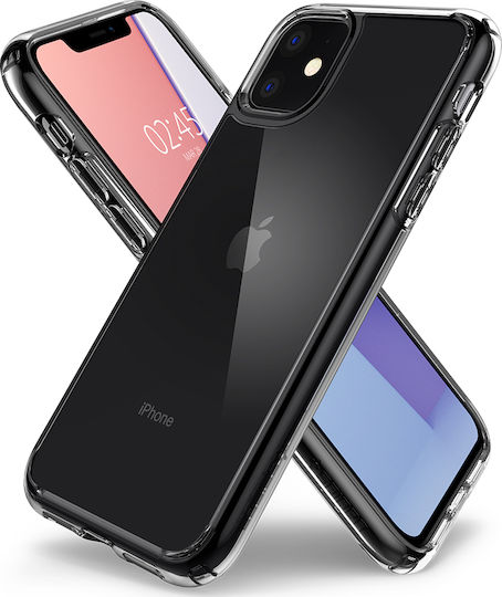 Spigen Crystal Hybrid Задна корица Силикон Прозрачен (iPhone 11)