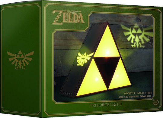 Paladone Kinder Dekorative Lampe The Legend of Zelda Triforce Gelb