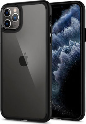 Spigen Ultra Hybrid Back Cover Πλαστικό Clear/Matte Black (iPhone 11 Pro Max)