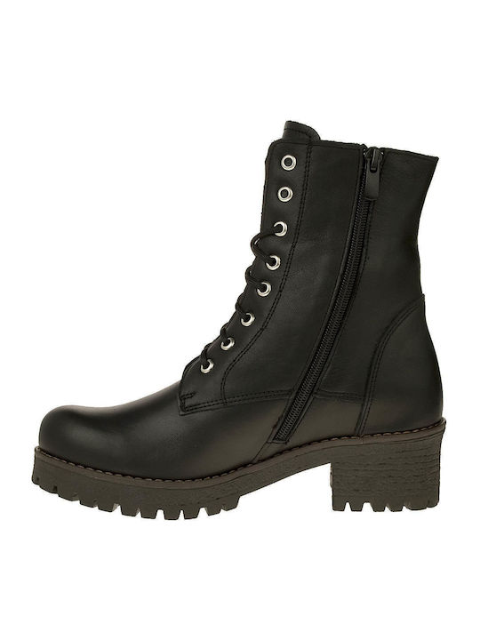 Ghete damă de piele Negru