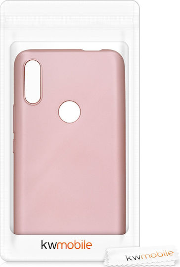 KWmobile Soft Flexible Umschlag Rückseite Silikon Rose Gold (Huawei P Smart Z)