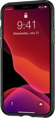 Baseus Airbag Umschlag Rückseite Silikon Schwarz (iPhone 11 Pro Max)