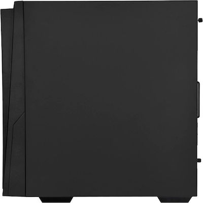 Silverstone RL06 Гейминг Midi Tower Компютърна кутия със странично прозорче Червен