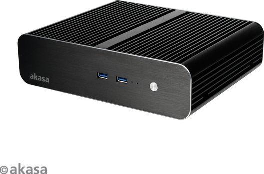 Akasa Euler S Mini-Turm Computergehäuse Schwarz