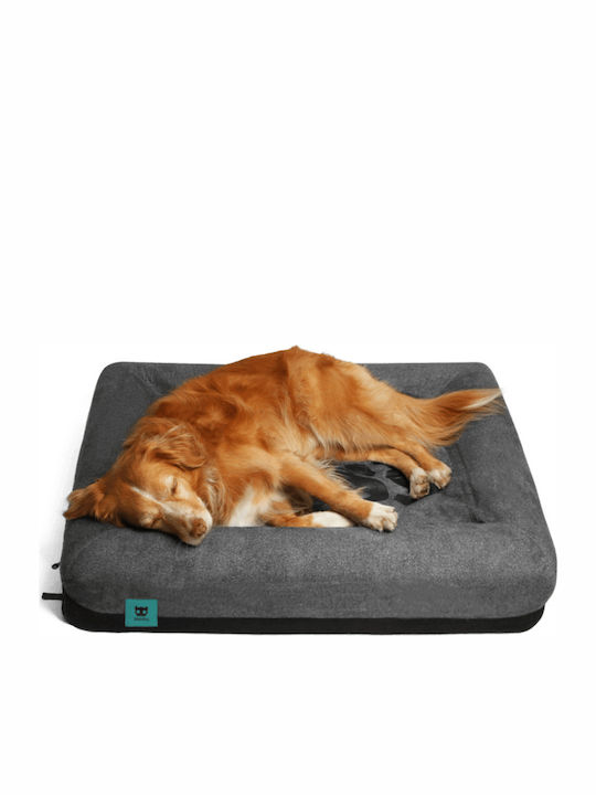 Zee-Dog Пуф Легло за куче Сив 81x71см.