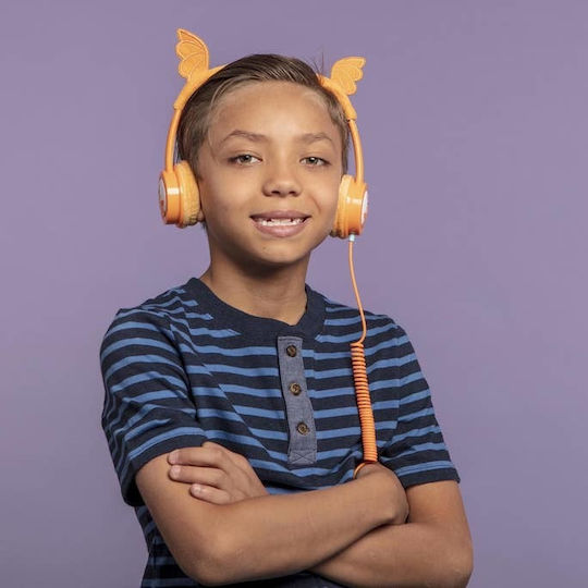 iFrogz Little Rockerz Costume Dragon Жични On Ear Слушалки Оранжеви