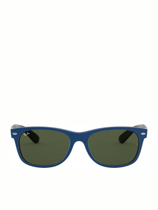 Ray Ban Wayfarer Ochelari de soare cu Negru Din plastic Rame și Verde Lentilă RB2132 6463/31