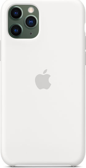 Apple Back Cover Silicon Alb (iPhone 11 Pro)