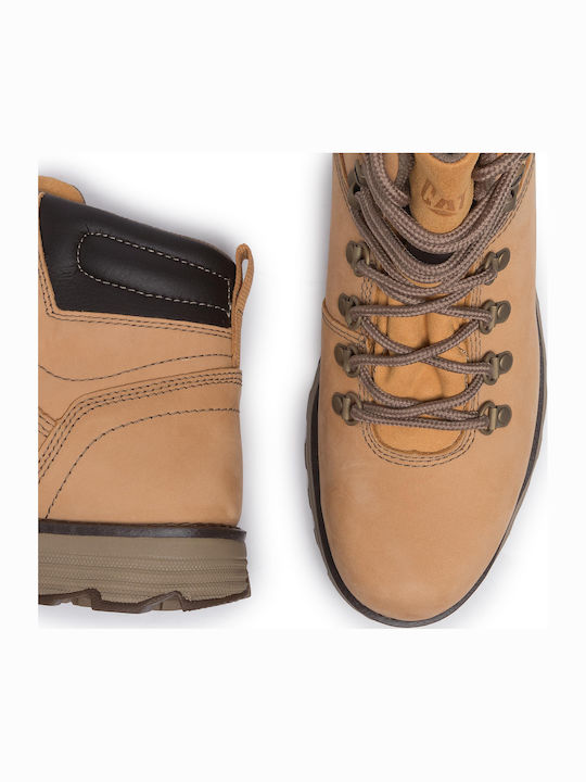 Sire Leder Gelb Herrenstiefel Wasserdicht