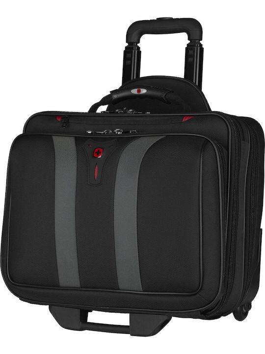 Wenger Granada Τσάντα Laptop 17" με Ροδάκια σε Μαύρο χρώμα