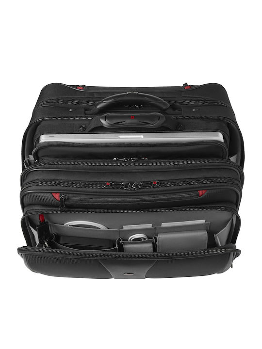Wenger Patriot II Τσάντα Laptop 17" με Ροδάκια σε Μαύρο χρώμα