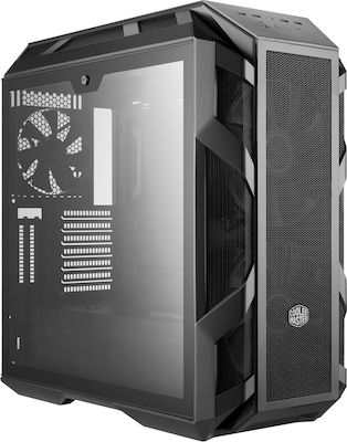 CoolerMaster MasterCase H500M Gaming Midi Tower Κουτί Υπολογιστή με Πλαϊνό Παράθυρο και RGB Φωτισμό Μαύρο