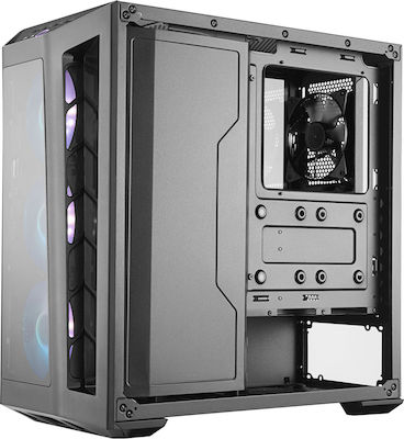 CoolerMaster Masterbox MB530P Gaming Midi Tower Κουτί Υπολογιστή με Πλαϊνό Παράθυρο και RGB Φωτισμό Μαύρο
