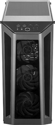 CoolerMaster Masterbox MB530P Gaming Midi Tower Κουτί Υπολογιστή με Πλαϊνό Παράθυρο και RGB Φωτισμό Μαύρο