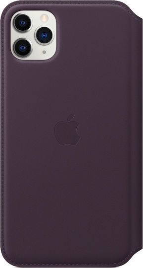 Apple Leather Folio Book Δερματίνης Μπορντό (iPhone 11 Pro Max)