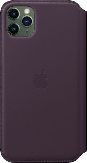 Apple Leather Folio Book Δερματίνης Μπορντό (iPhone 11 Pro Max)