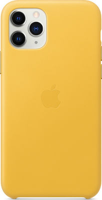 Apple Leather Case Umschlag Rückseite Leder Gelb (iPhone 11 Pro) MWYA2ZM/A
