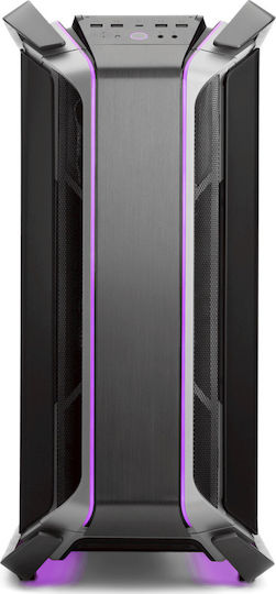 CoolerMaster Cosmos C700m Gaming Midi Tower Κουτί Υπολογιστή με Πλαϊνό Παράθυρο και RGB Φωτισμό Μαύρο