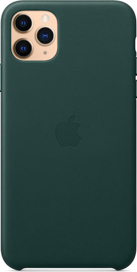 Apple Back Cover Leather Green (iPhone 11 Pro Max)