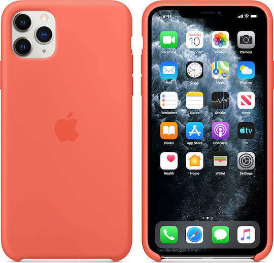 Apple Back Cover Silicone Orange (iPhone 11 Pro Max)