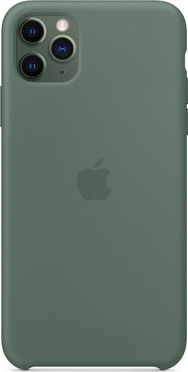 Apple Silicone Case Back Cover Σιλικόνης Πράσινο (iPhone 11 Pro Max)