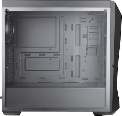 CoolerMaster MasterBox K500 Gaming Midi Tower Κουτί Υπολογιστή με Πλαϊνό Παράθυρο και RGB Φωτισμό Μαύρο