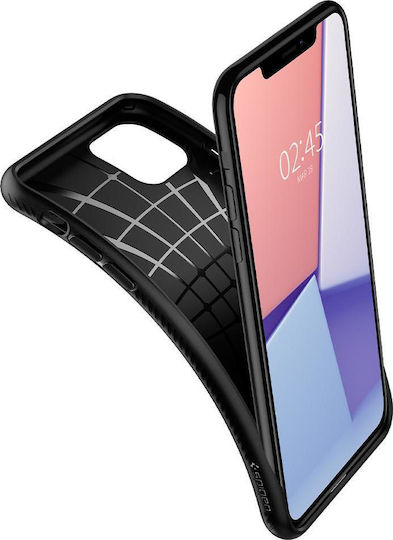 Spigen Liquid Air Back Cover Σιλικόνης Μαύρο (iPhone 11)
