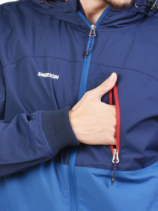 Geci Barbati Bomber Waterproof Albastru Regal / Navy
