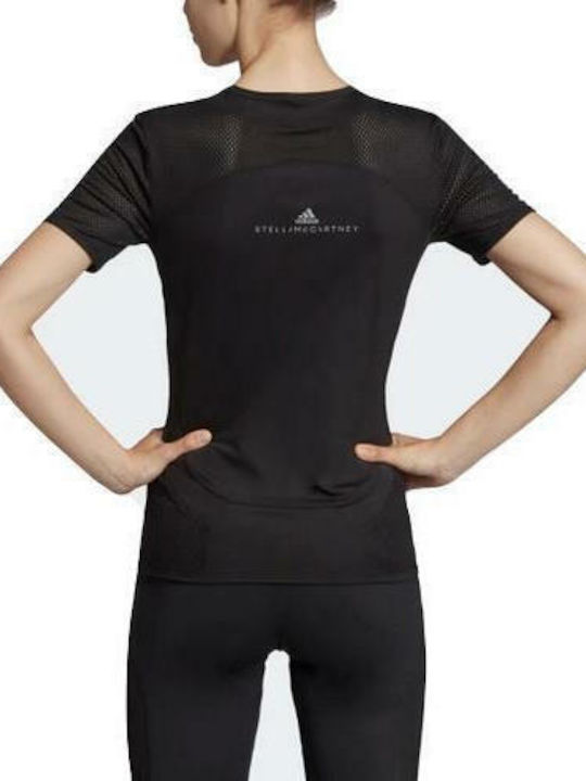 Adidas Tee Feminină Sportivă Bluză Mâneci scurte Neagră
