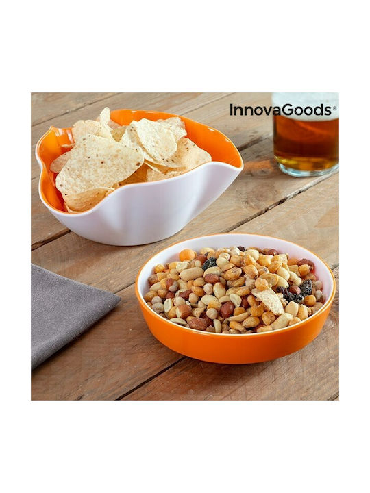 InnovaGoods Купа за сервиране Кръгла Пластмаса Orange 2бр
