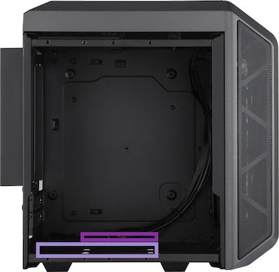 CoolerMaster Mastercase H100 Cube Κουτί Υπολογιστή με RGB Φωτισμό Γκρι