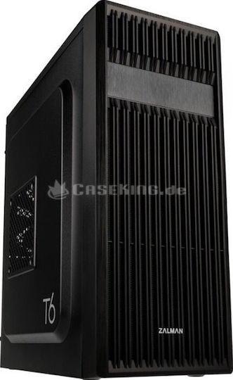 Zalman T6 Midi Tower Κουτί Υπολογιστή Μαύρο