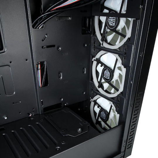 Kolink Horizon RGB Black Gaming Midi Tower Computer Case with Side Window Black