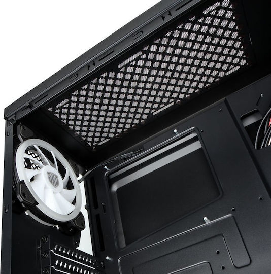 Kolink Horizon RGB Black Gaming Midi Tower Computer Case with Side Window Black