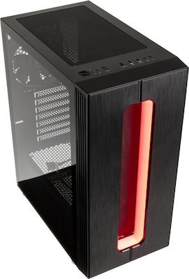 Kolink Nimbus Gaming Midi Tower Computer Case with RGB Lighting Black