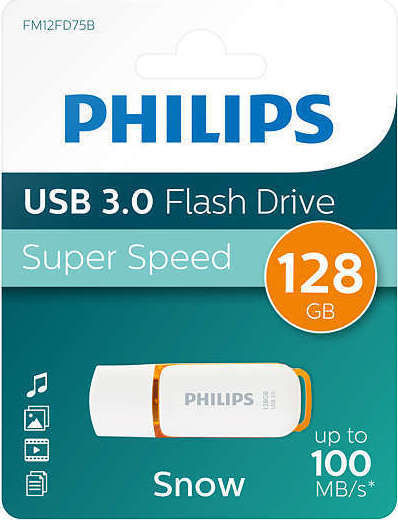 Philips Snow 128GB USB 3.1 Stick Orange