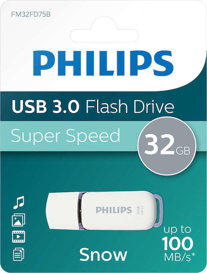 Philips Snow 32GB USB 3.0 Stick Gray