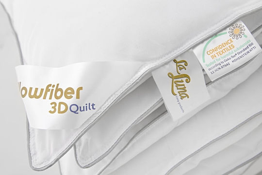 La Luna Пухено Кингсайз с Пълнеж Hollowfiber 260x240бр Hollowfiber 3D Бял 9 togs Togs