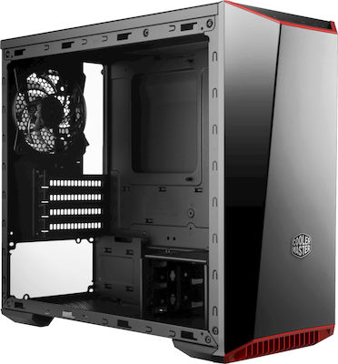 CoolerMaster Masterbox Lite 3.1 Jocuri Turnul Midi Cutie de calculator cu fereastră laterală Negru