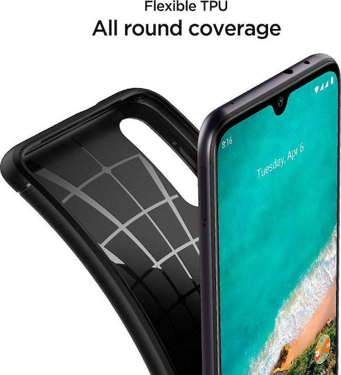 Spigen Rugged Armor Задна корица Силикон Черен (Xiaomi Mi A3) S51CS26397